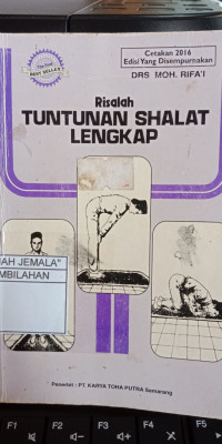 Image of Risalah Tuntunan Sholat Lengkap