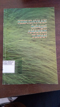 Image of Kebudayaan Sebagai Amanah