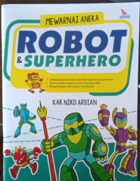 Image of Mewarnai Aneka Robot & Superhero