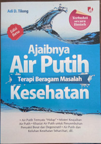 Image of Ajaibnya Air Putih Terapi Beragam Masalah Kesehatan