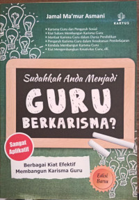 Image of Sudahkah Anda Menjadi Guru Berkarisma