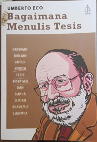 Image of Bagaimana Menulis Tesis