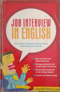 Image of Job Interview in English