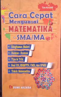 Image of Cara Cepat Menguasai Matematika SMA/MA