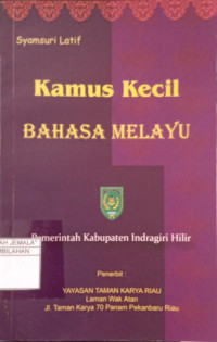 Image of Kamus Kecil Bahasa Melayu
