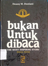 Image of Bukan Untuk Dibaca : Seri ke Dari 1