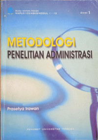 Image of Metodologi Penelitian Administrasi