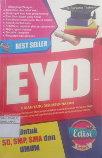 Image of EYD : Ejaan Yang Disempurnakan