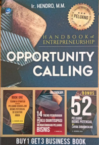 Image of Handbook of Entrepreneurship - OPPORTUNITY CALLING