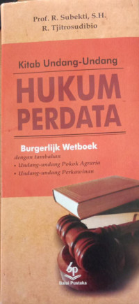 Image of Kitab Undang -Undang Hukum Perdata