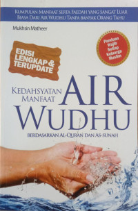 Image of Kedahsyatan Manfaat Air Wudhu