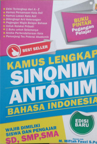 Image of Kamus Lengkap Sinonim & Antonim Bahasa Indonesia