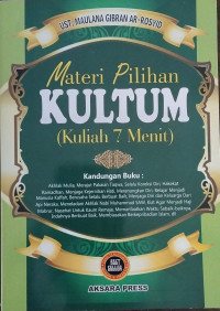 Image of Materi pilihan Kultum (kuliah 7 menit)